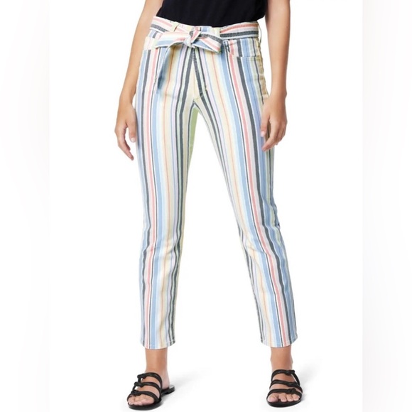 NWT - Joe’s Women’s The Luna High Rise Cigarette Ankle Striped Jeans - Size 31 - Picture 2 of 12